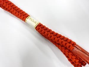 未使用品　正絹　手組帯締め